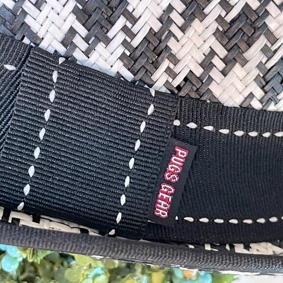 Pugs Gear Black and white Houndstooth Straw Hat - Picture 10 of 15